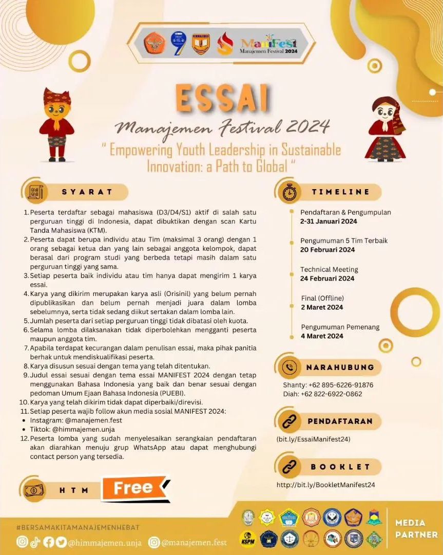 Lomba Essai Manifest Competition Lombahub