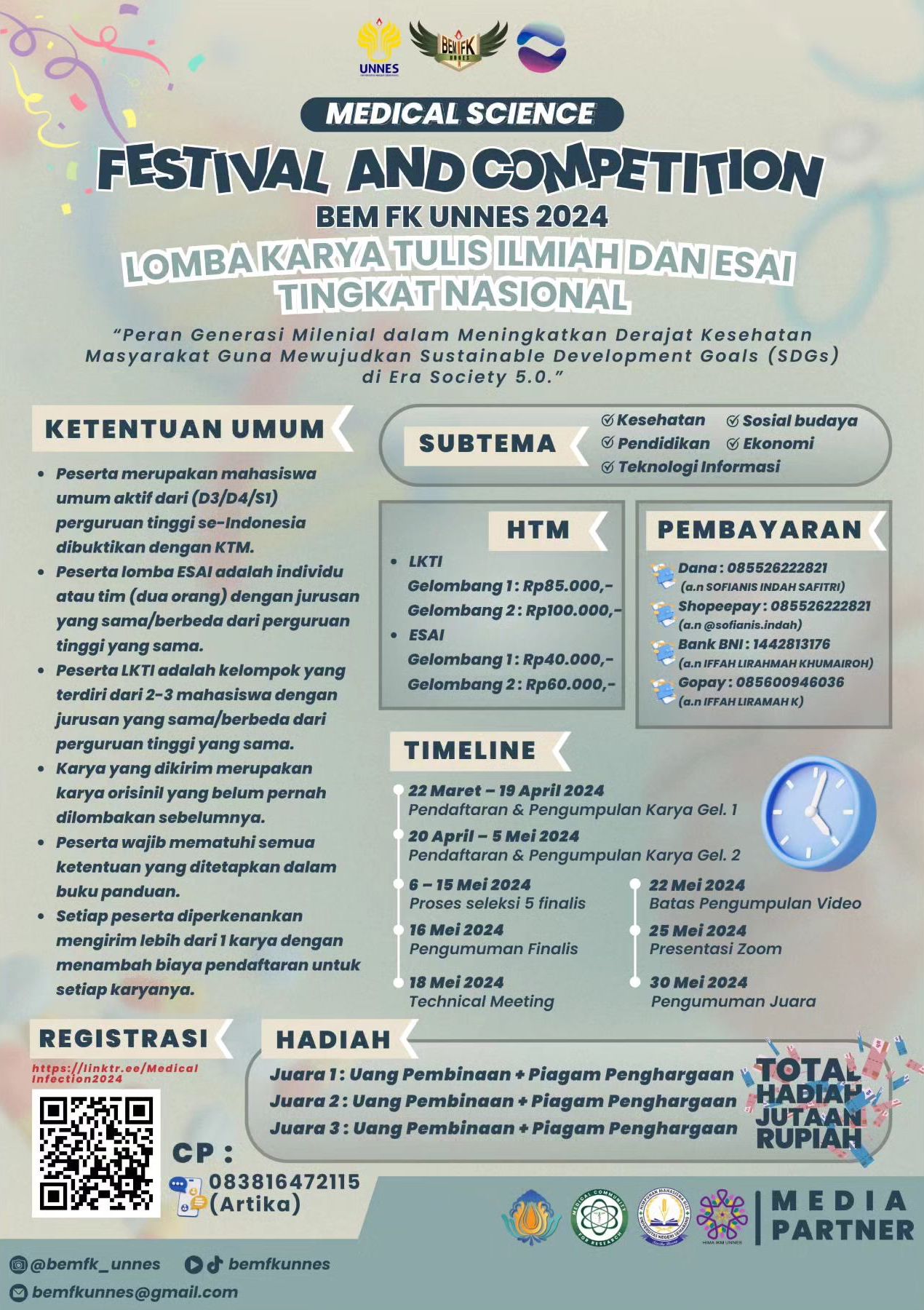 gambar poster lomba yang sudah tidak menerima pendaftaran akan dihapus