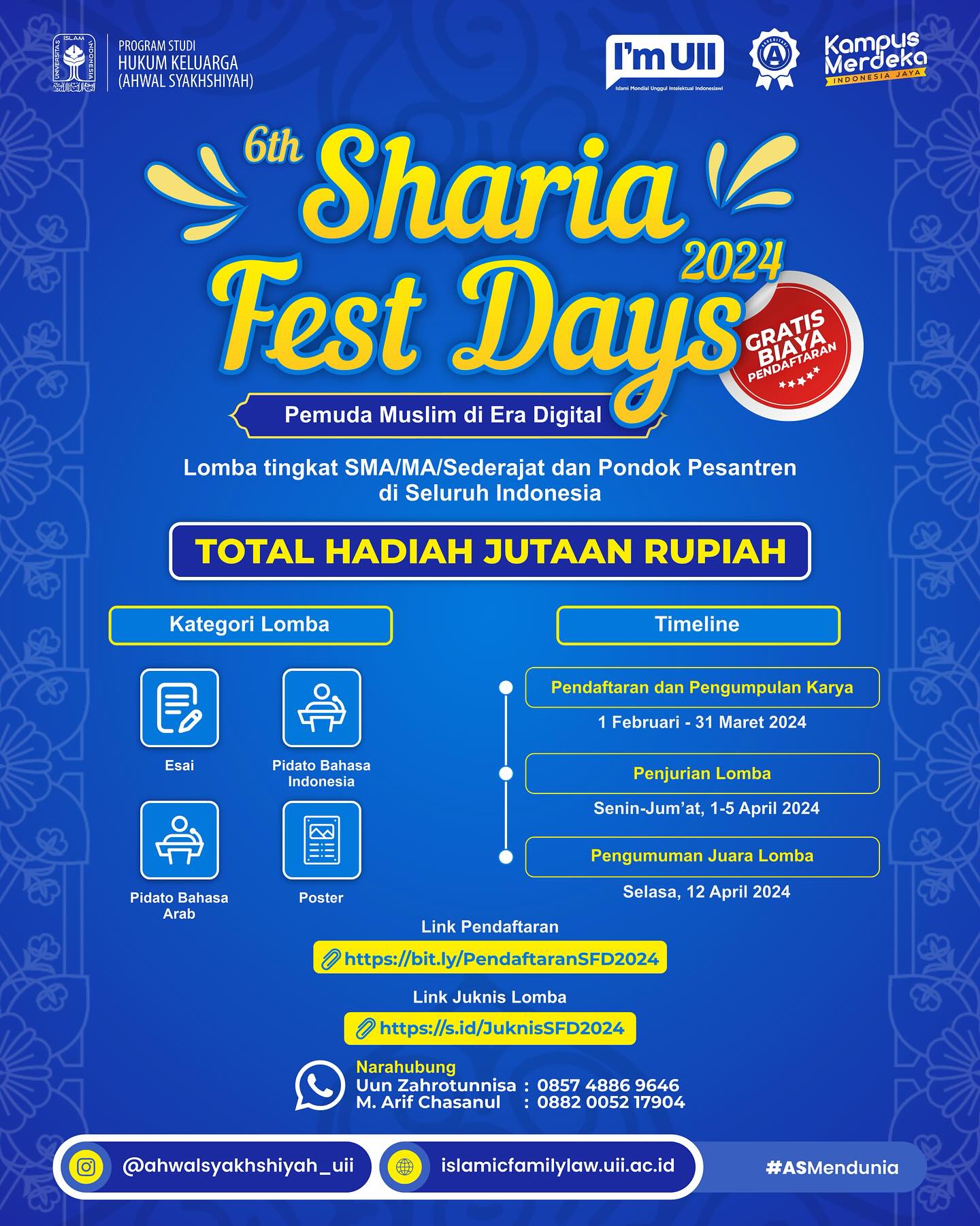 gambar poster lomba yang sudah tidak menerima pendaftaran akan dihapus