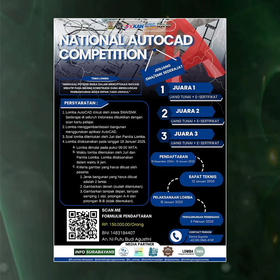 gambar poster lomba yang sudah tidak menerima pendaftaran akan dihapus