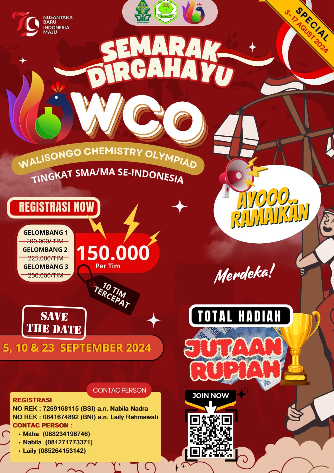 gambar poster lomba yang sudah tidak menerima pendaftaran akan dihapus