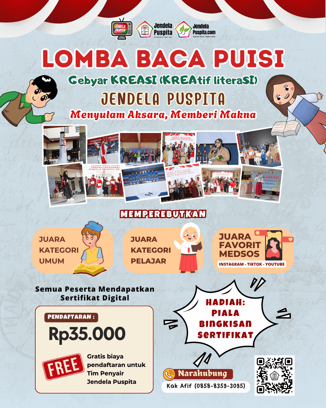 gambar poster lomba yang sudah tidak menerima pendaftaran akan dihapus