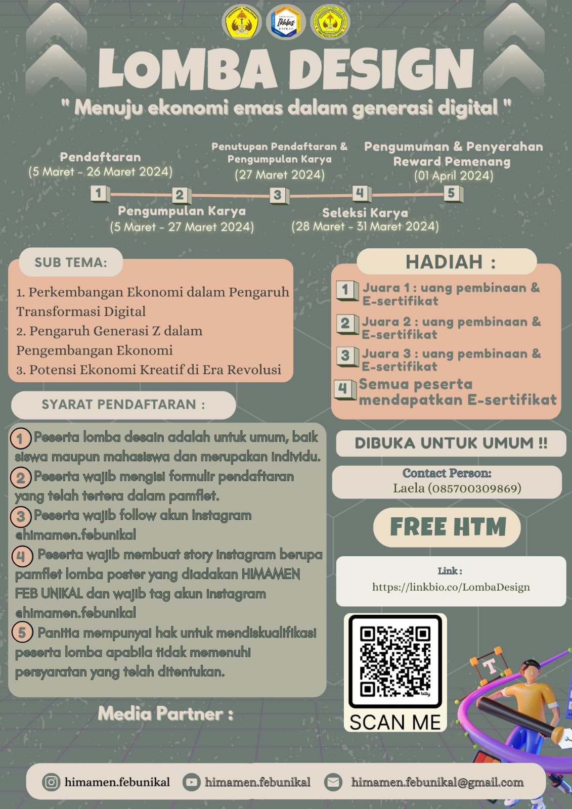 gambar poster lomba yang sudah tidak menerima pendaftaran akan dihapus