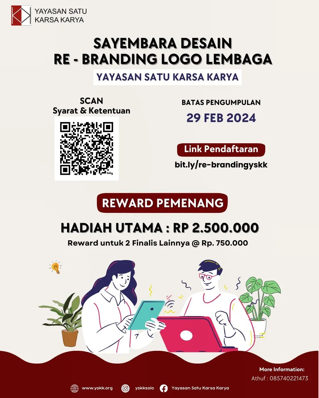 gambar poster lomba yang sudah tidak menerima pendaftaran akan dihapus