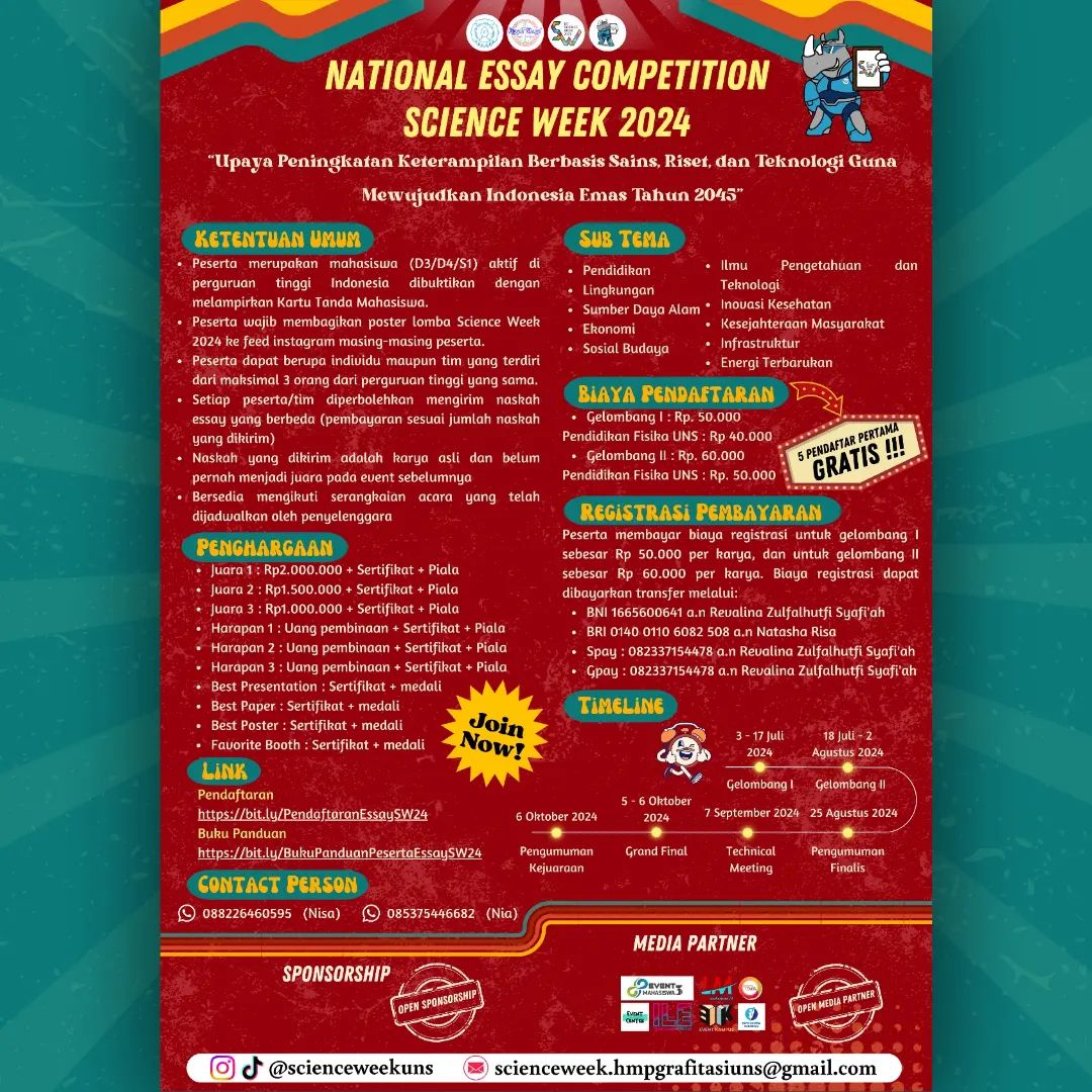 gambar poster lomba yang sudah tidak menerima pendaftaran akan dihapus