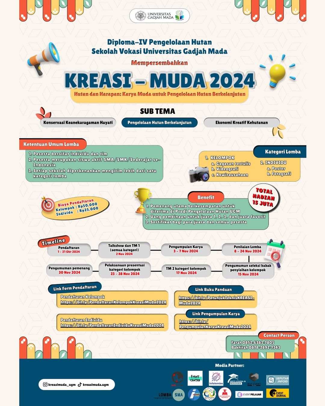 gambar poster lomba yang sudah tidak menerima pendaftaran akan dihapus