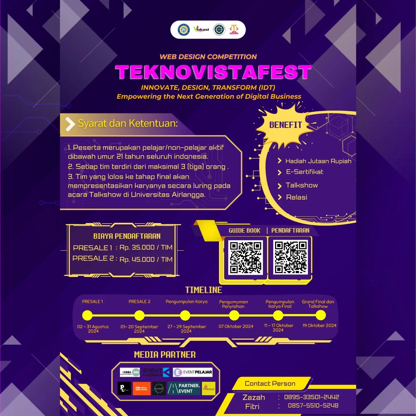 gambar poster lomba yang sudah tidak menerima pendaftaran akan dihapus