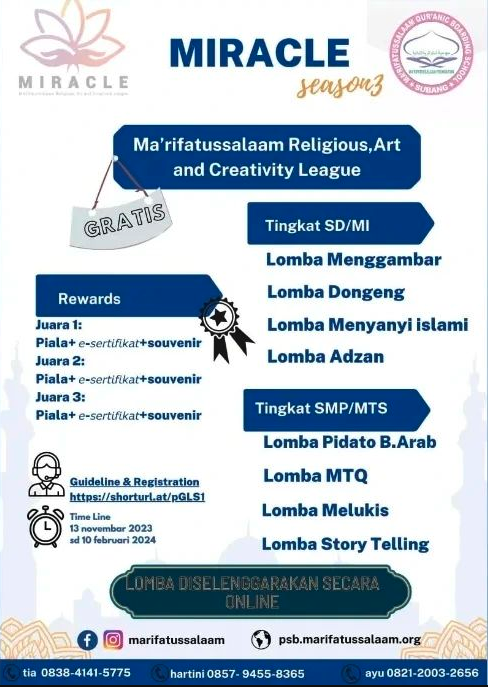 gambar poster lomba yang sudah tidak menerima pendaftaran akan dihapus