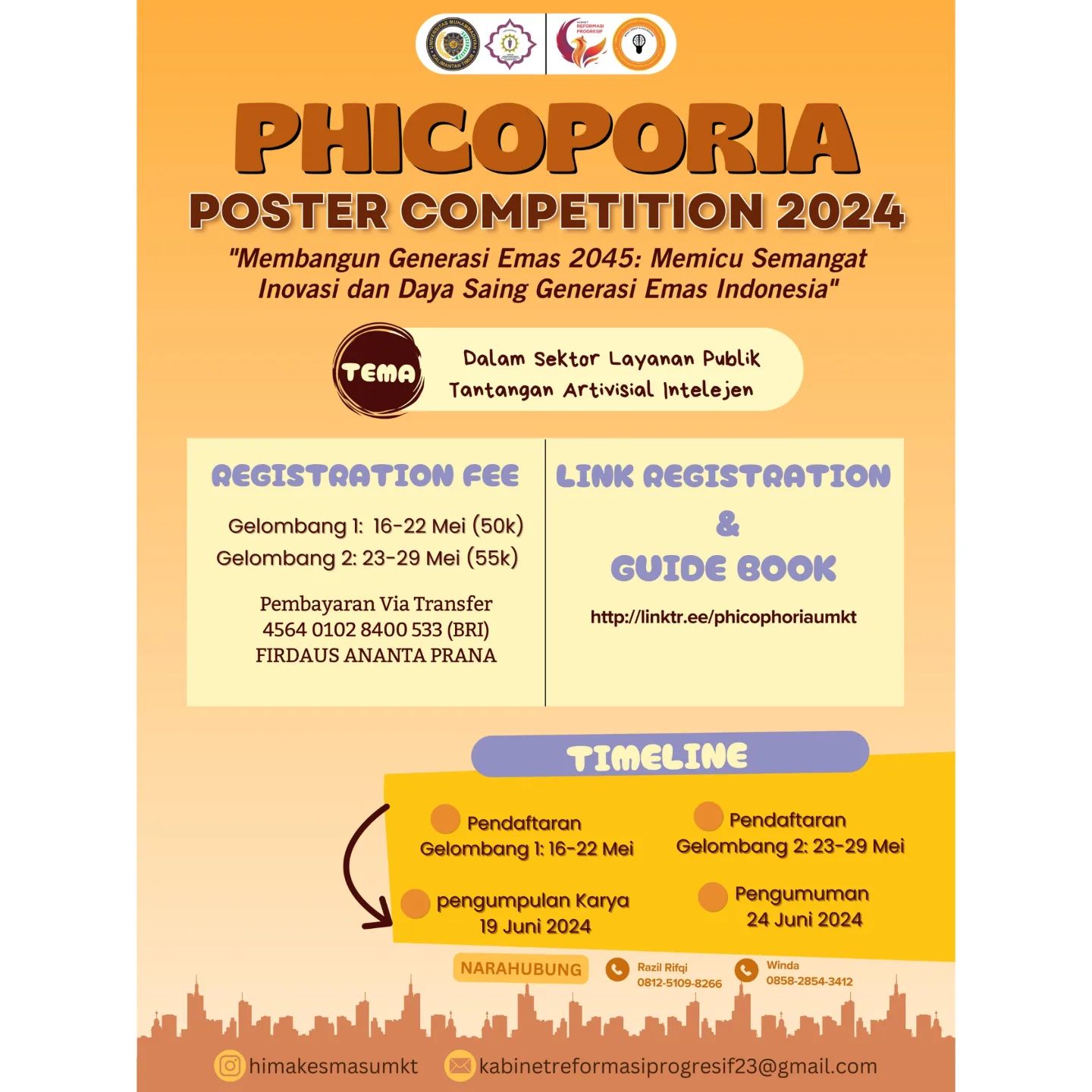 Lomba Poster untuk Pelajar dan Mahasiswa - PHICOPHORIA 2024 - LombaHub.com