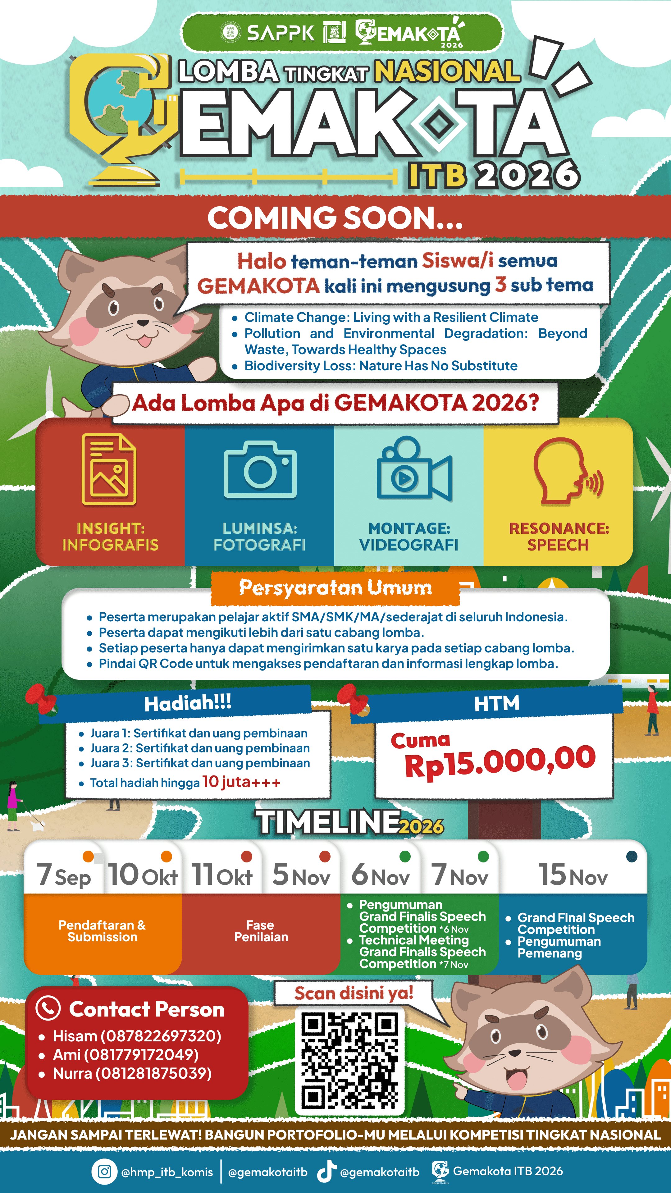 gambar poster lomba yang sudah tidak menerima pendaftaran akan dihapus