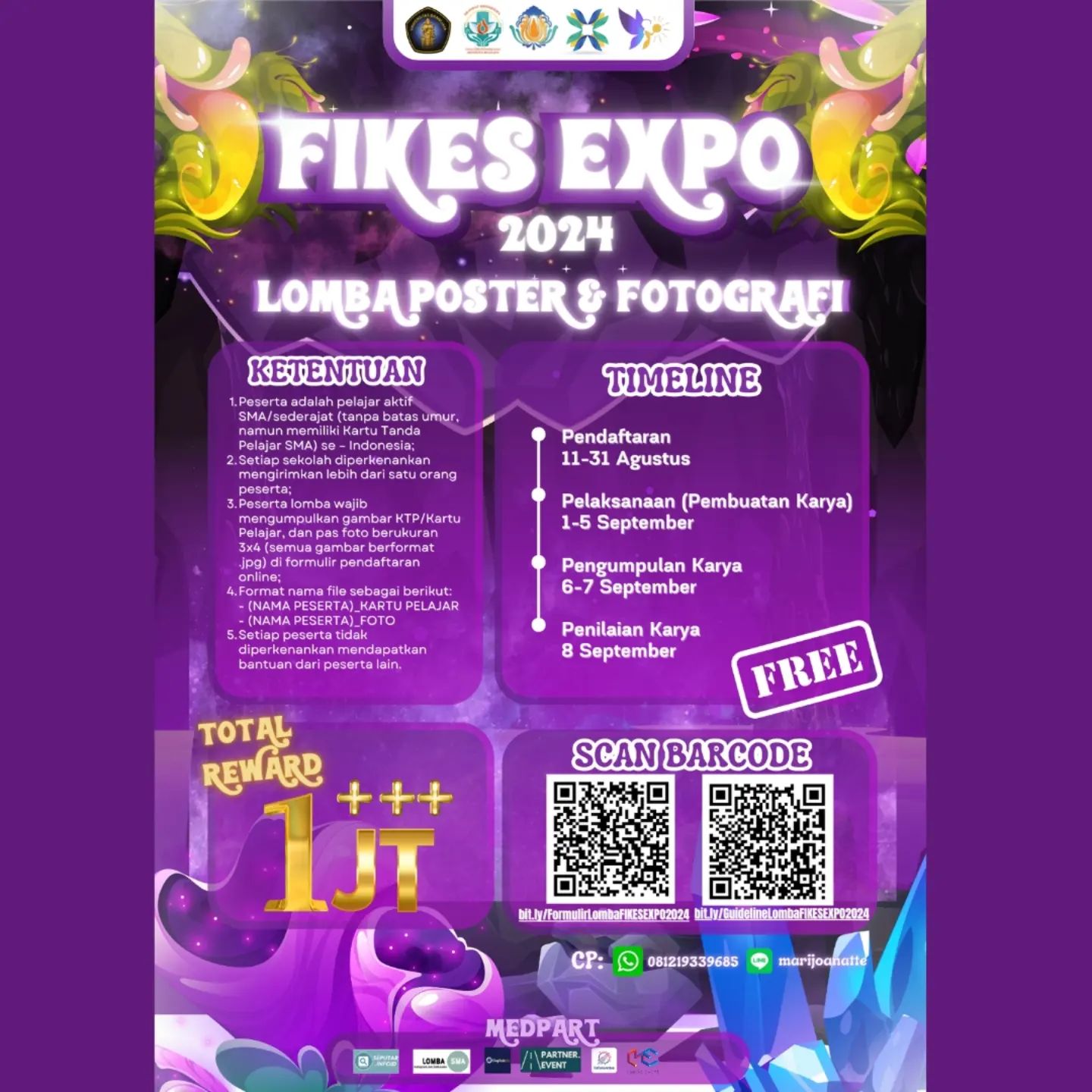 gambar poster lomba yang sudah tidak menerima pendaftaran akan dihapus
