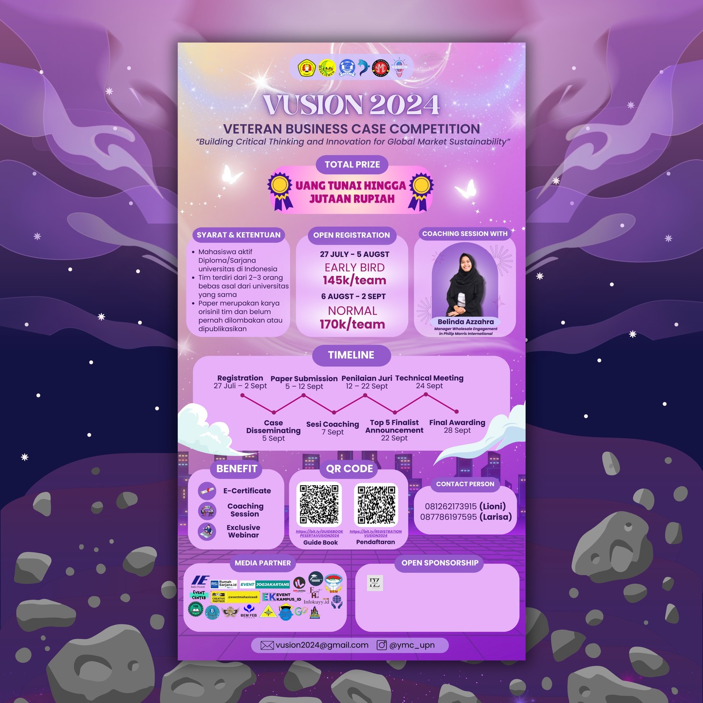 gambar poster lomba yang sudah tidak menerima pendaftaran akan dihapus