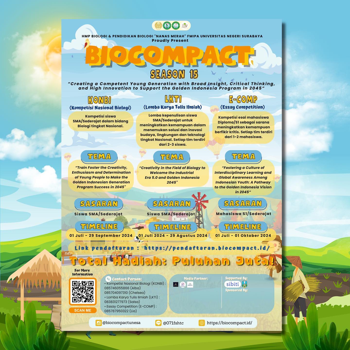 gambar poster lomba yang sudah tidak menerima pendaftaran akan dihapus