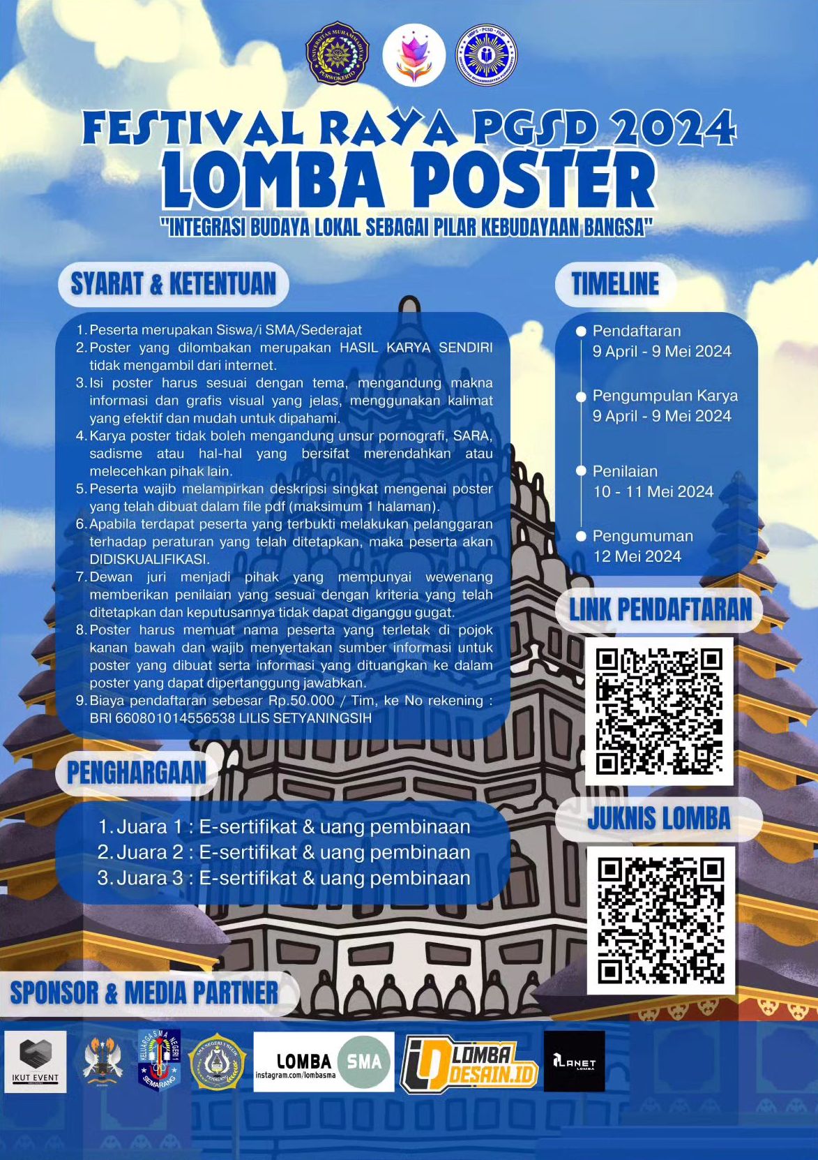 gambar poster lomba yang sudah tidak menerima pendaftaran akan dihapus