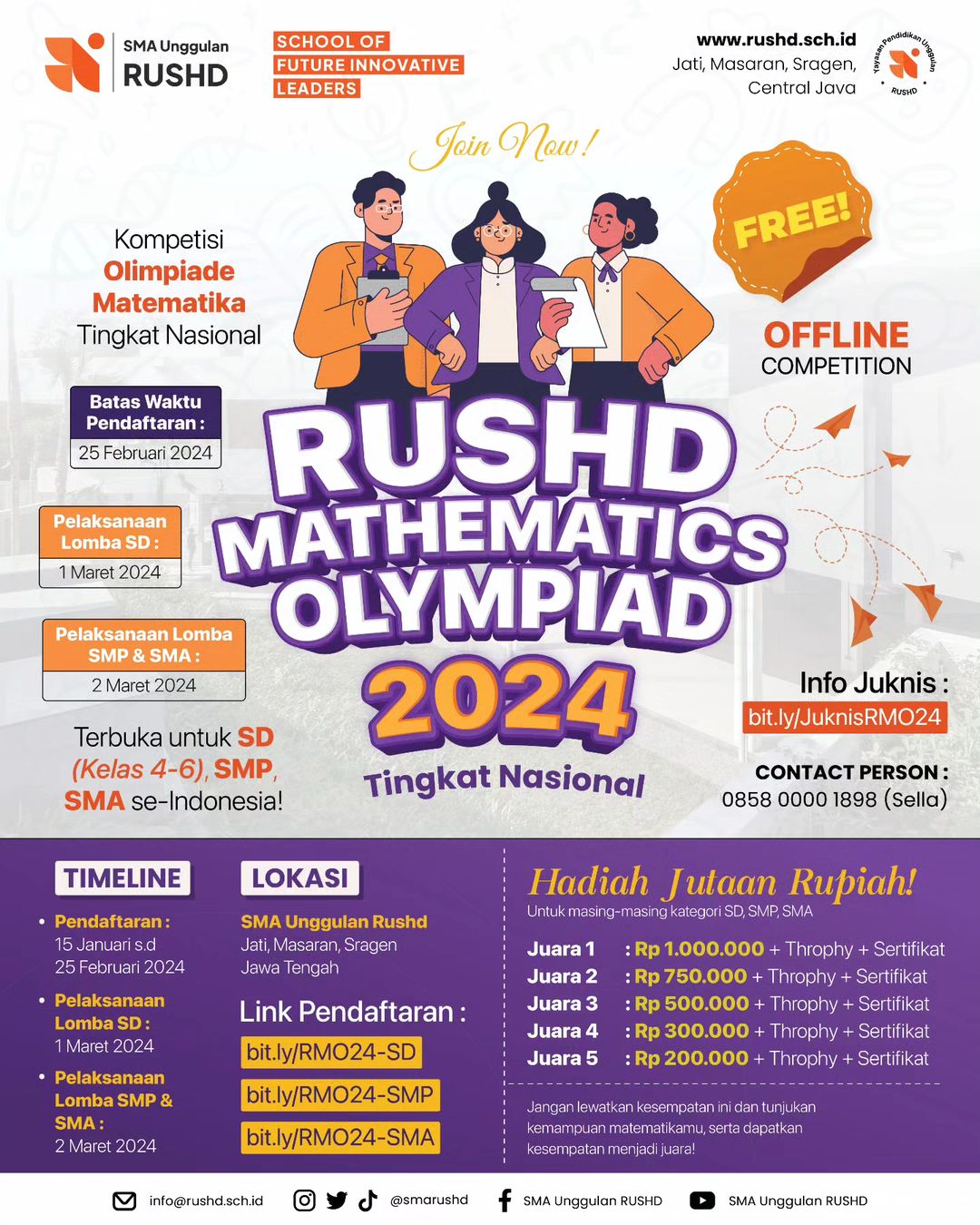 gambar poster lomba yang sudah tidak menerima pendaftaran akan dihapus