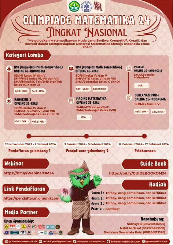 gambar poster lomba yang sudah tidak menerima pendaftaran akan dihapus