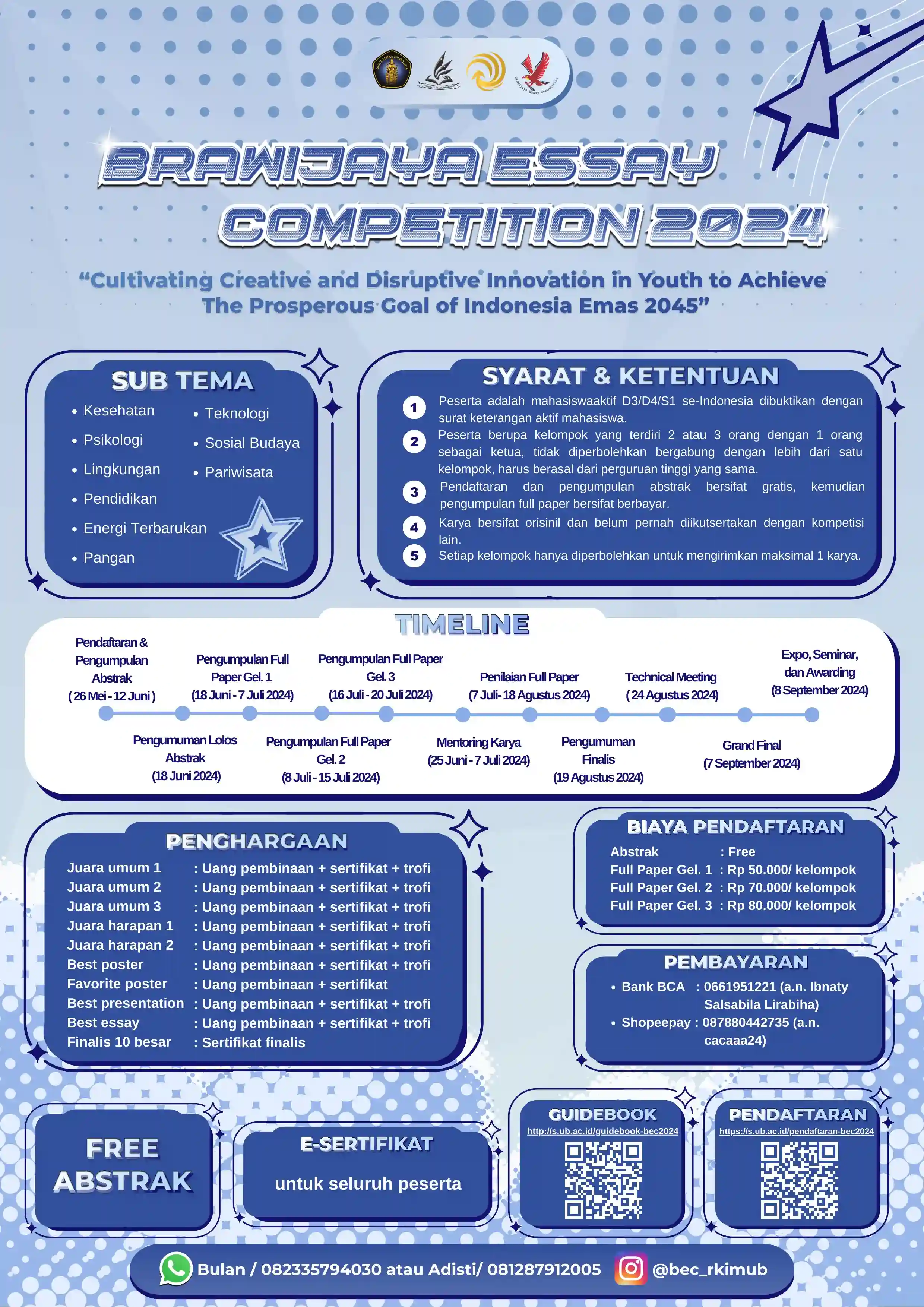 gambar poster lomba yang sudah tidak menerima pendaftaran akan dihapus