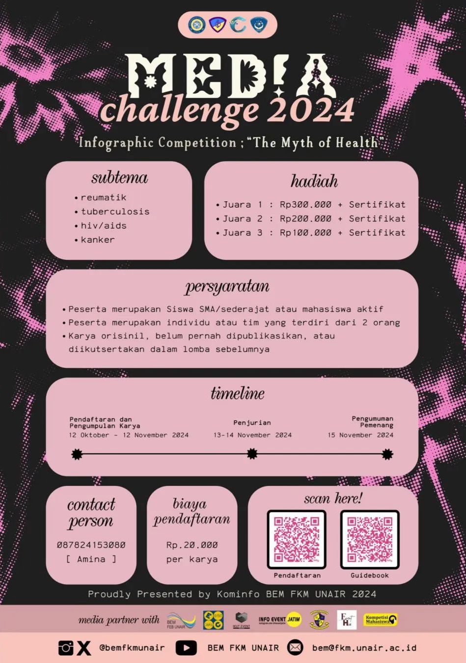gambar poster lomba yang sudah tidak menerima pendaftaran akan dihapus