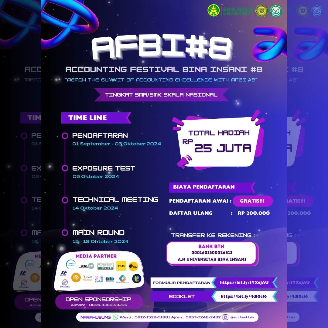 gambar poster lomba yang sudah tidak menerima pendaftaran akan dihapus