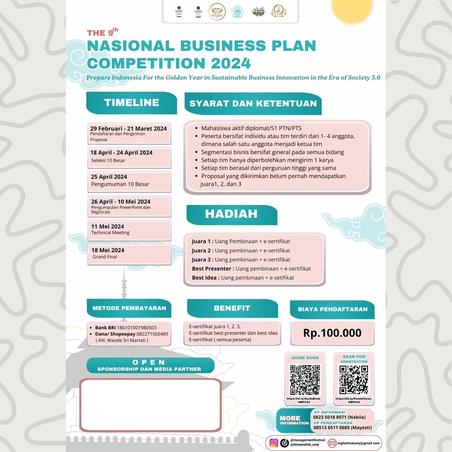 gambar poster lomba yang sudah tidak menerima pendaftaran akan dihapus